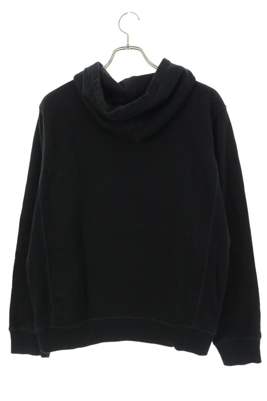 DIOR Atelier Logo Print Cotton Hoodie Black Size M