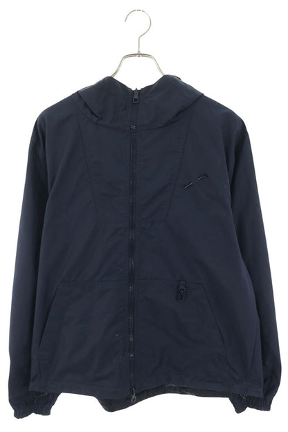 LOUISVUITTON Monogram Reversible Nylon Hoodie Navy Size 50