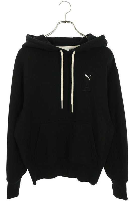 AMI Alexandre Mattiussi x PUMA Logo Black White Hoodie Size XS