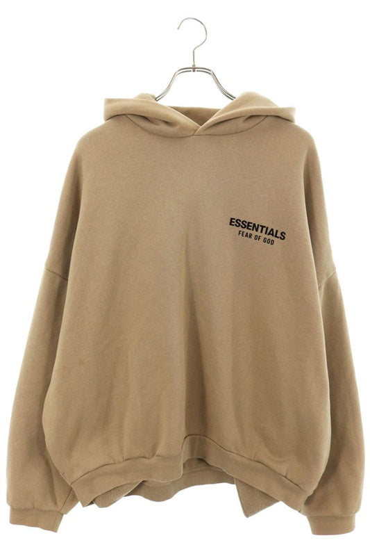 FOG Back Logo Hoodie Beige Size XL