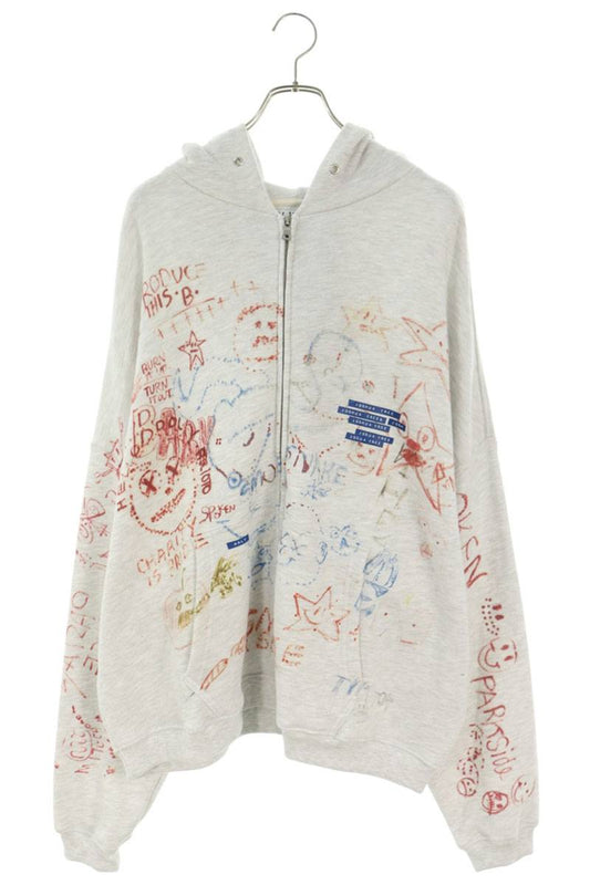 Paly Hollywood Joshua Tree Double Zip Paint Hoodie Size M/L