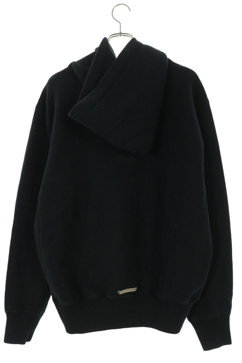 Chrome Hearts KING FISH Embroidered Hoodie Black Size M