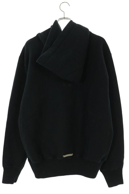 Chrome Hearts KING FISH Embroidered Hoodie Black Size M