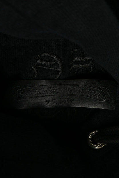 Chrome Hearts KING FISH Embroidered Hoodie Black Size M