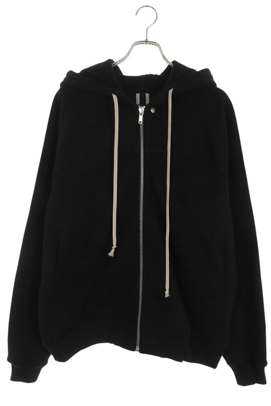 Rick Owens RU02E1241-JTC Windbreaker Zip Hoodie Black Size L