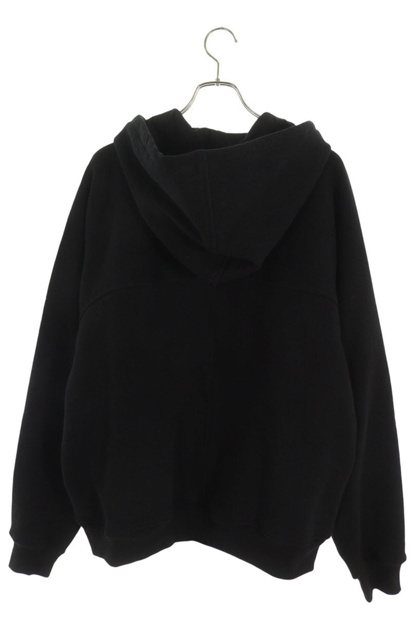 Rick Owens RU02E1241-JTC Windbreaker Zip Hoodie Black Size L