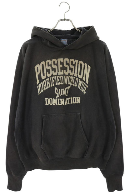 SAINT MICHAEL AW22 Vintage Wash Hoodie Black Size XL