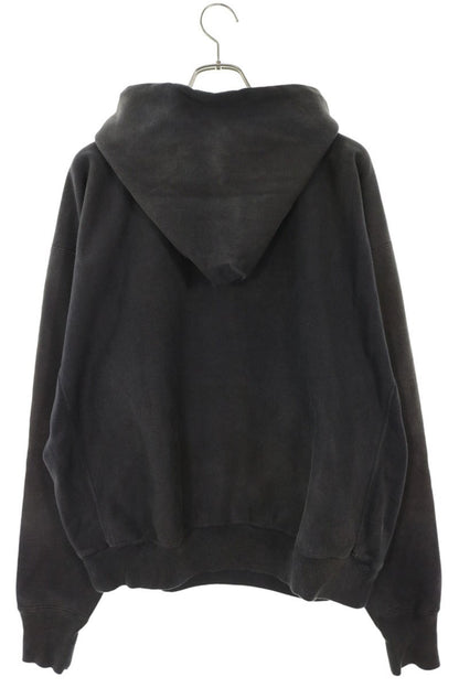 SAINT MICHAEL AW22 Vintage Wash Hoodie Black Size XL