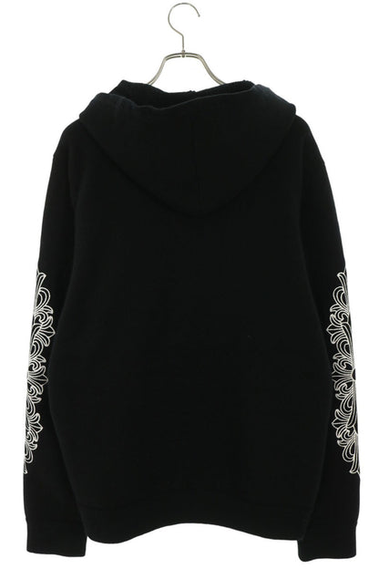 Chrome Hearts U LIFE SENTENCE Floral Zip Hoodie Black Size L