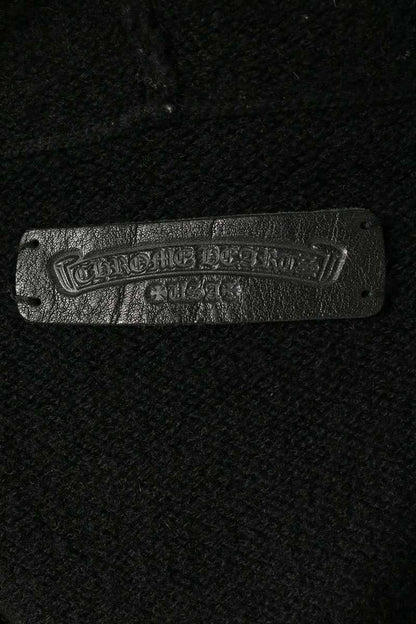 Chrome Hearts U LIFE SENTENCE Floral Zip Hoodie Black Size L