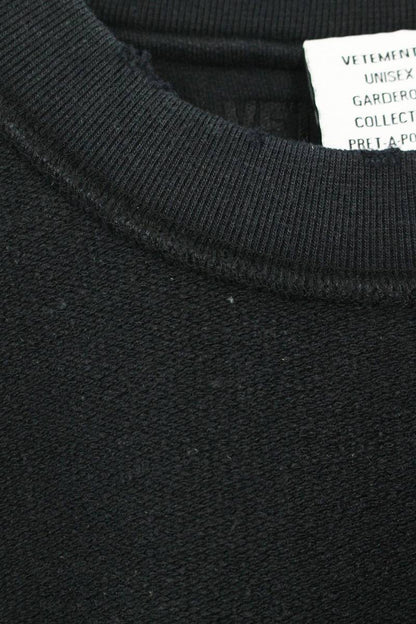 Vetements 23AW BLACK Sweatshirt Black Size XS