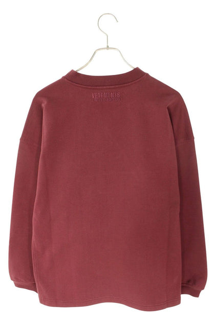 Vetements 25SS Logo Sweatshirt Red Size S