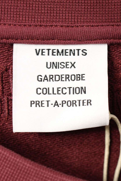 Vetements 25SS Logo Sweatshirt Red Size S