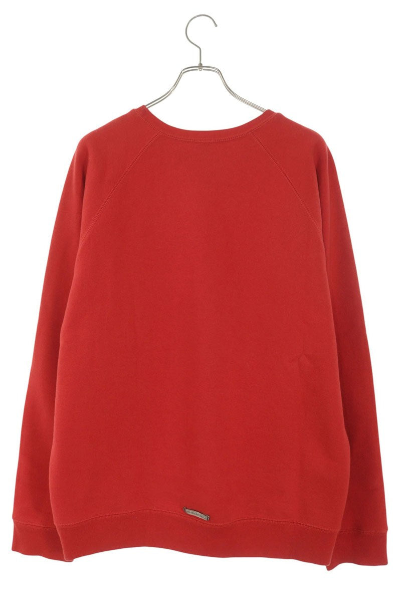 Chrome Hearts U SAILIN ON CREW Sweatshirt Red Size XL