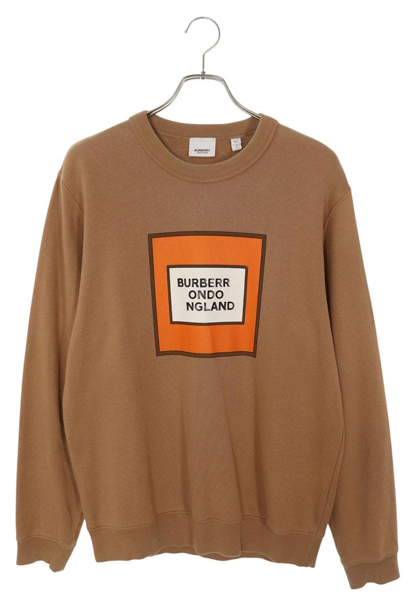 Burberry Front Logo Sweatshirt Brown Size S