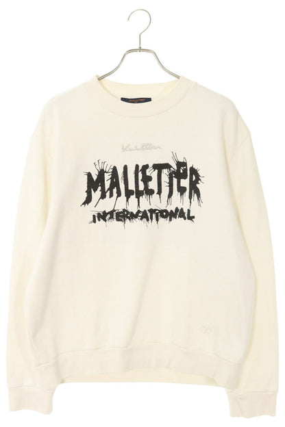 Louis Vuitton 24SS Graphic Logo Crewneck Sweatshirt White Size XXL