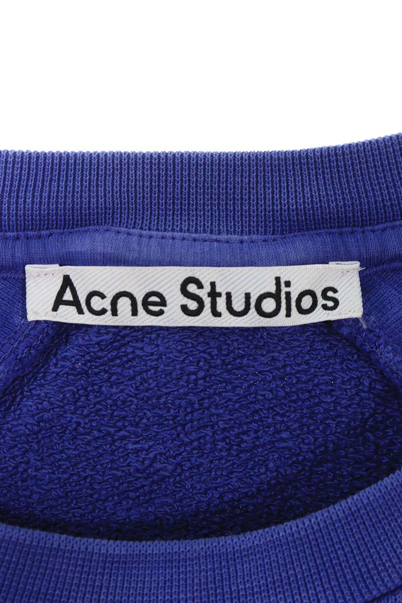 Acne Studios Logo Crewneck Sweatshirt Purple Size L