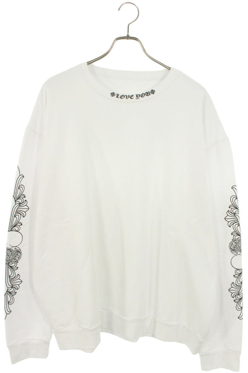 Chrome Hearts SWTSHRT PLVR Floral Heart Love You Size XL