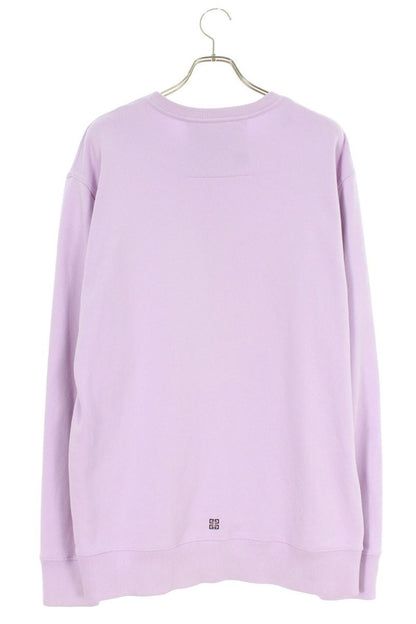 GIVENCHY Logo Print Sweatshirt Purple Size XL