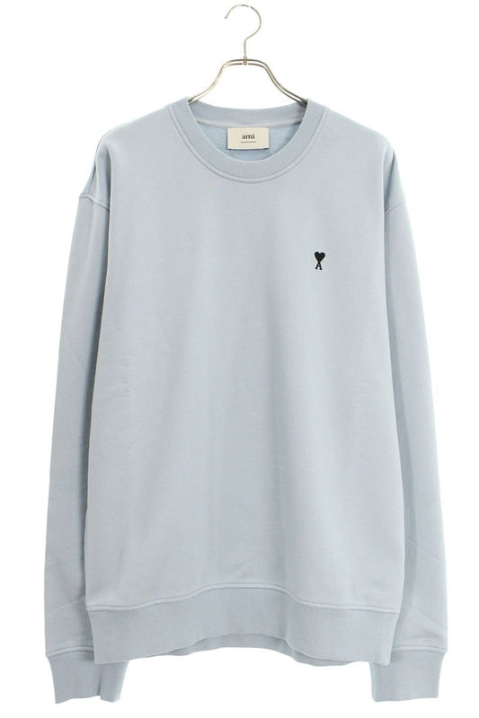 AMI 25AW Embroidered Sweatshirt Blue Size XXL