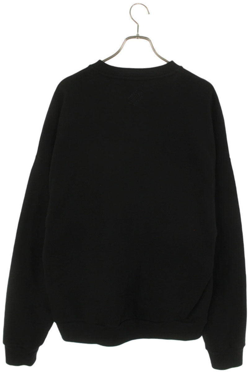 LOUISVUITTON LVLOVER Stud Logo Crewneck Sweat Black Size L