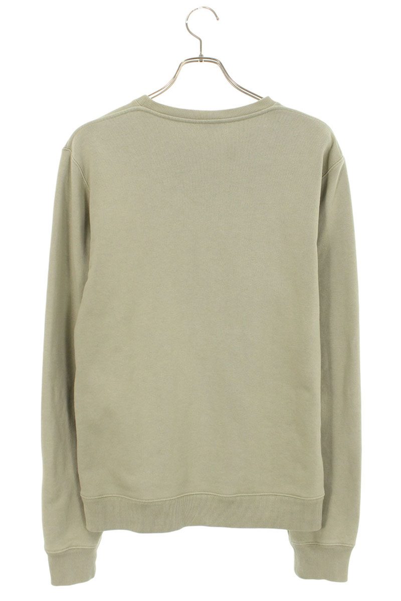 LOEWE Anagram Embroidered Crewneck Sweatshirt Green Size L