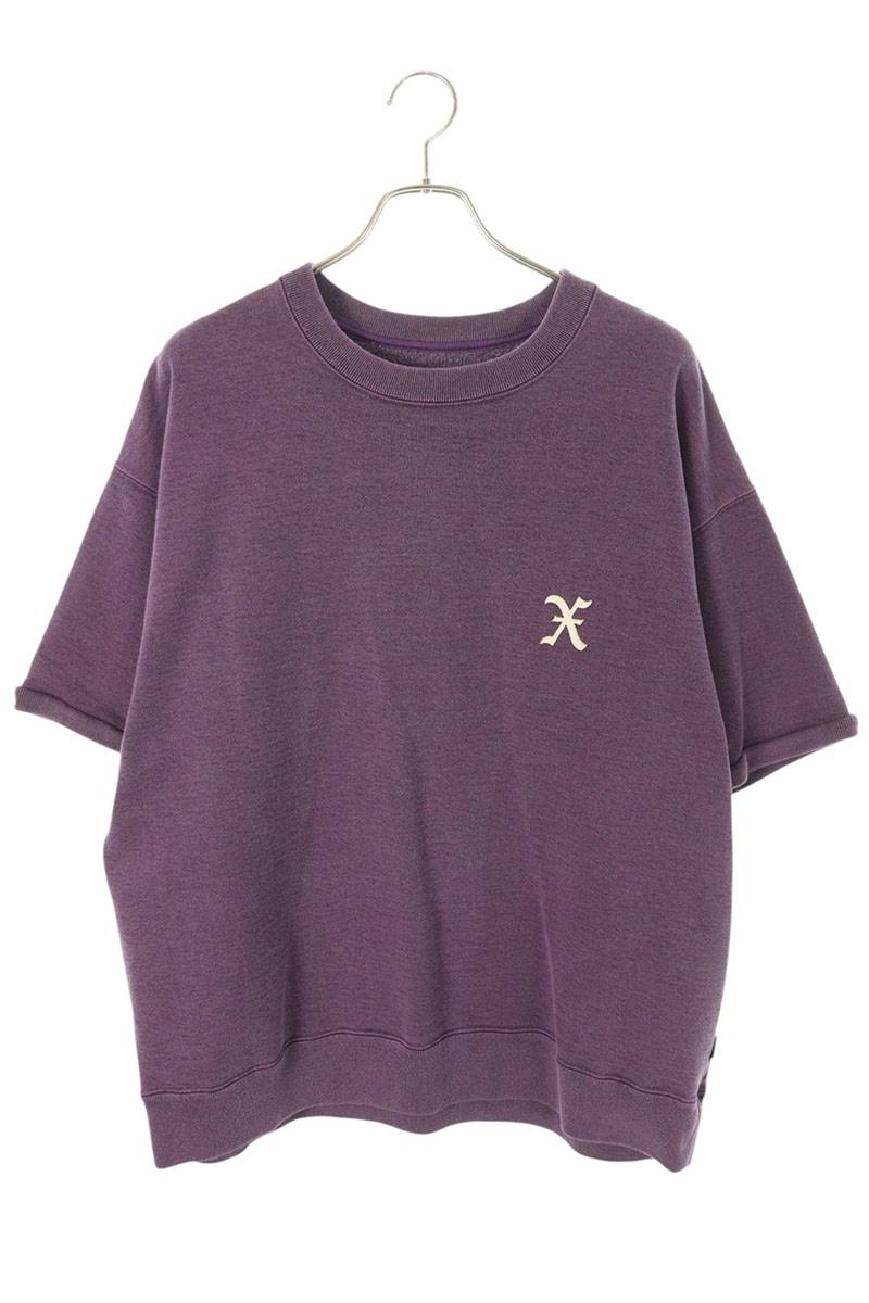 GOD SELECTION XXX Patch Short Sleeve Sweatshirt Size L