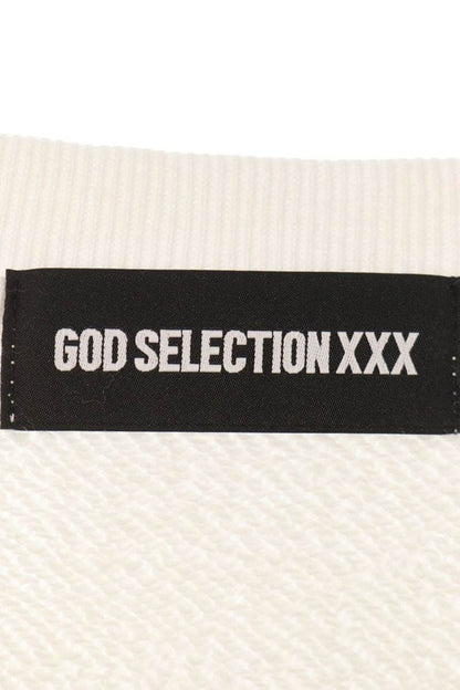 GOD SELECTION XXX Logo Patch Sweatshirt White Size XL