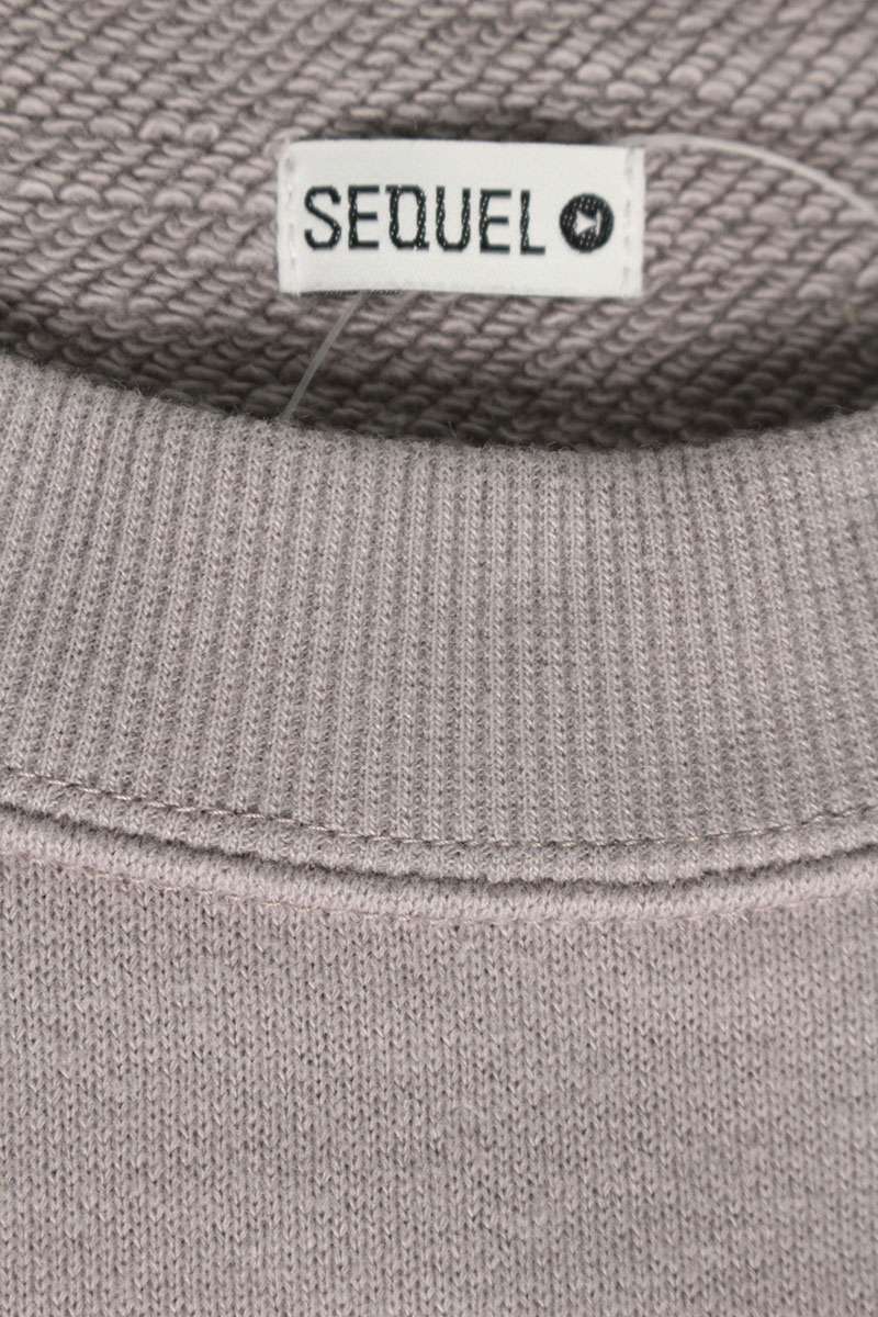 SEQUEL 24AW Snow White Print Cotton Sweatshirt Gray Size XL
