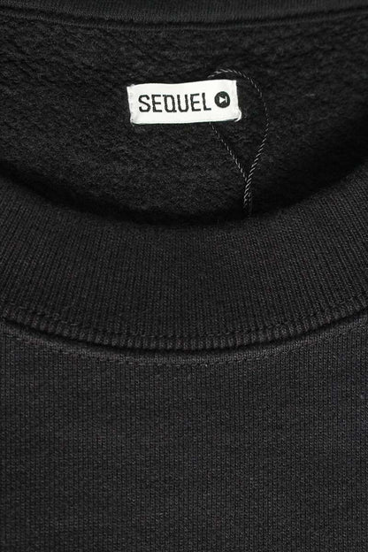 SEQUEL 24AW Simpsons Print Cotton Sweatshirt Black Size S