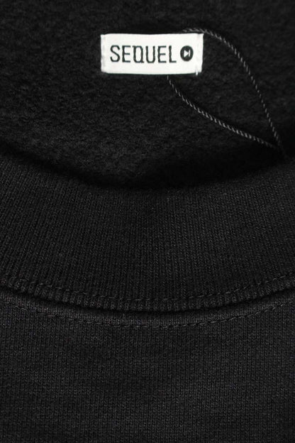 SEQUEL 24AW Simpsons Print Cotton Sweatshirt Black Size M