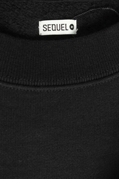 SEQUEL 24AW Simpsons Print Cotton Sweatshirt Black Size L