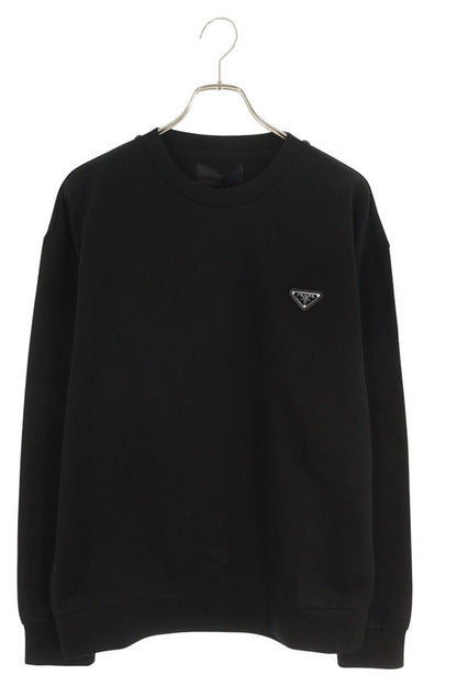 PRADA Technical Cotton Sweatshirt Black Size XL