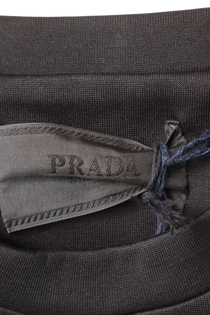 PRADA Technical Cotton Sweatshirt Black Size XL