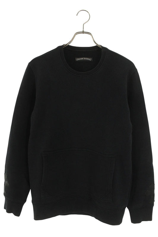 Chrome Hearts Cross Patch Sweatshirt Black Size M