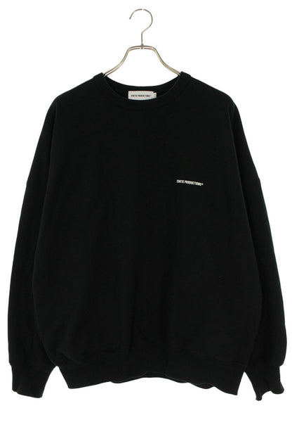 COOTIE Logo Print Cotton Sweatshirt Black Size M