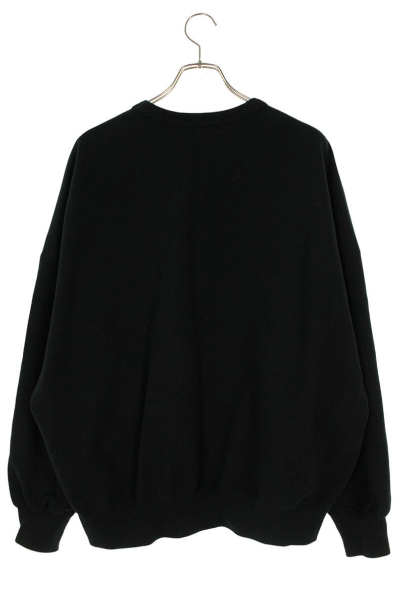 COOTIE Logo Print Cotton Sweatshirt Black Size M