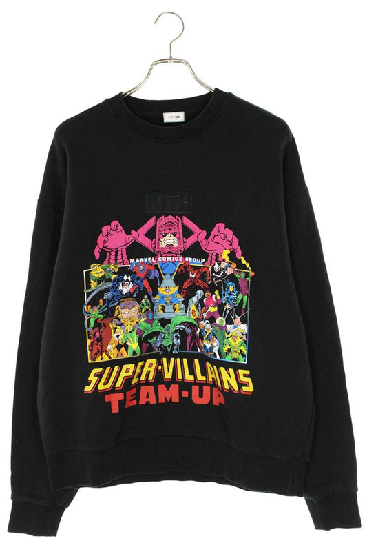 KITH Team Up Vintage Nelson Crewneck Black Cotton Size M