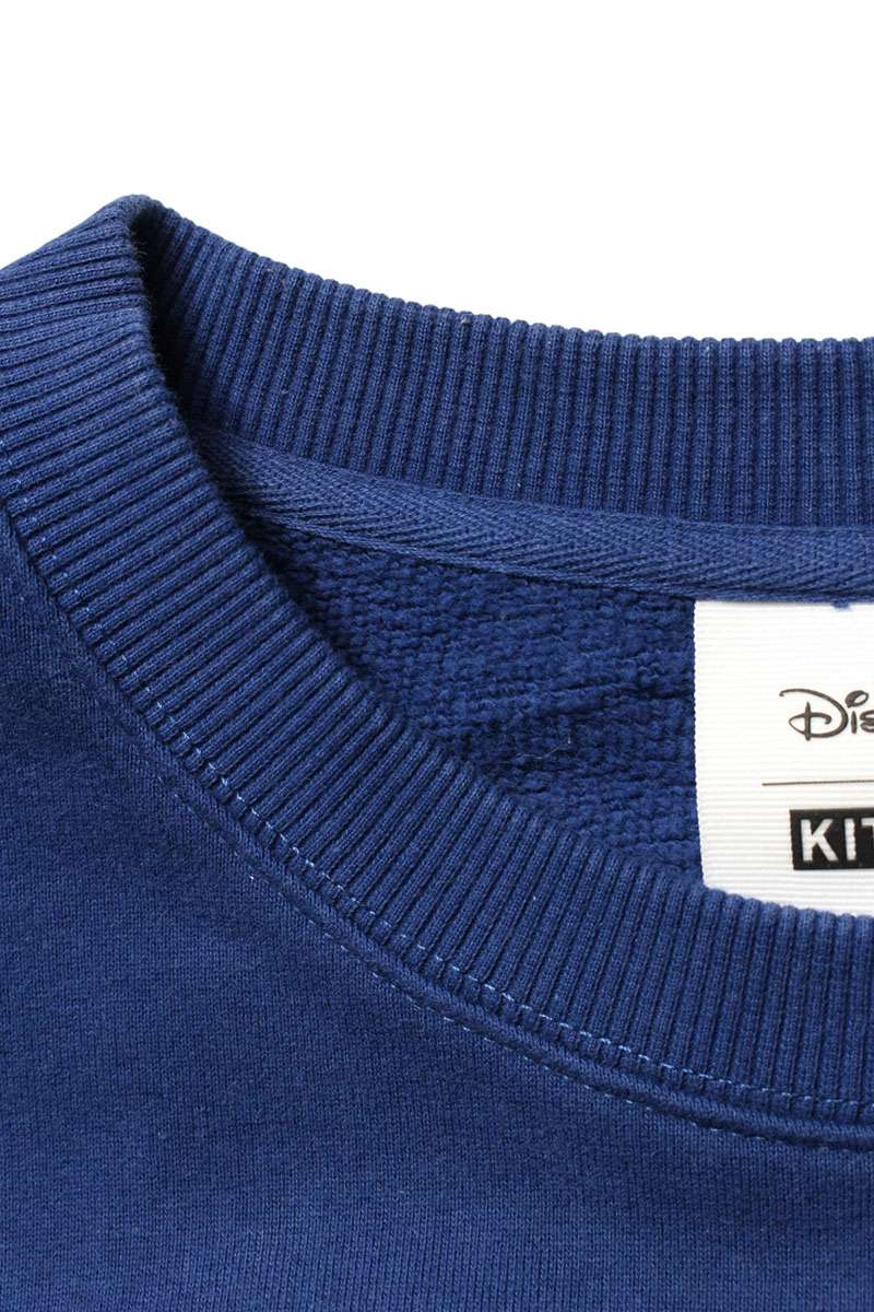 KITH Donald Duck Classic Logo Crewneck Blue Cotton Size XL