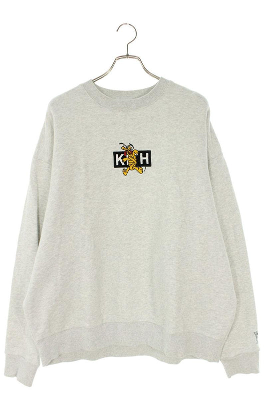 KITH Goofy Classic Logo Crewneck Light Gray Cotton Size XL