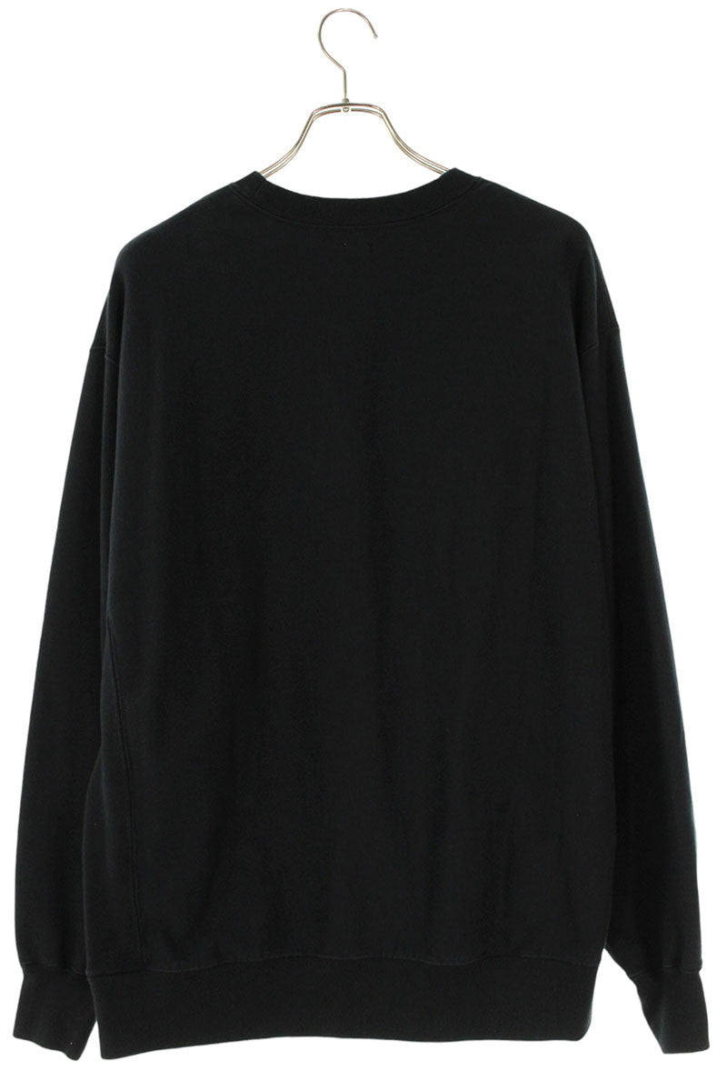 SEQUEL Logo Embroidered Sweatshirt Black Size L