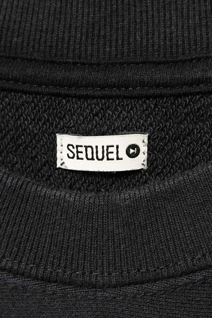 SEQUEL Logo Embroidered Sweatshirt Black Size L