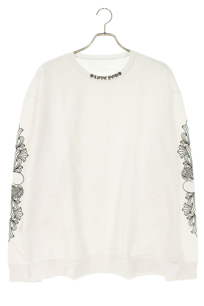 Chrome Hearts SWTSHRT PLVR Sweatshirt White Size XL