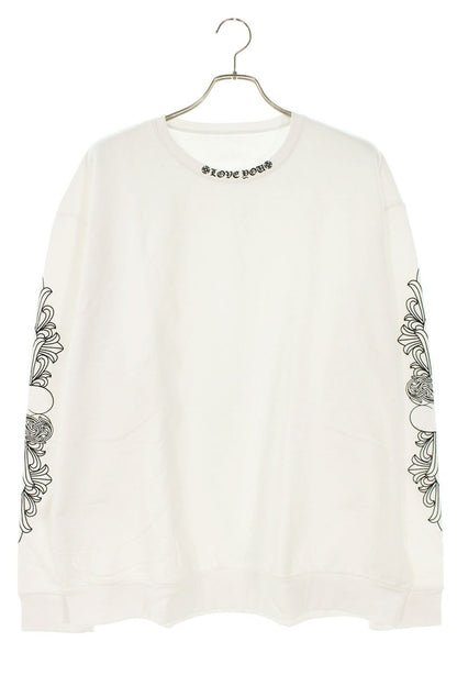 Chrome Hearts SWTSHRT PLVR Sweatshirt White Size XL