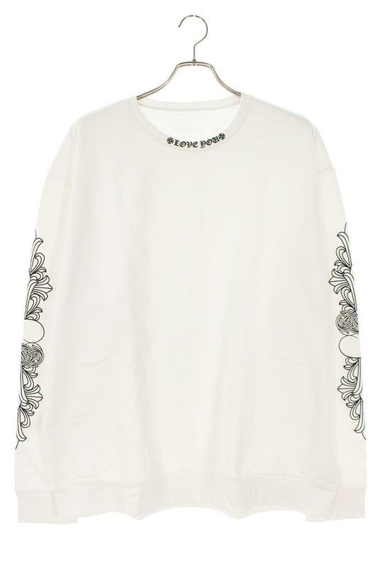 Chrome Hearts SWTSHRT PLVR Sweatshirt White Size XL