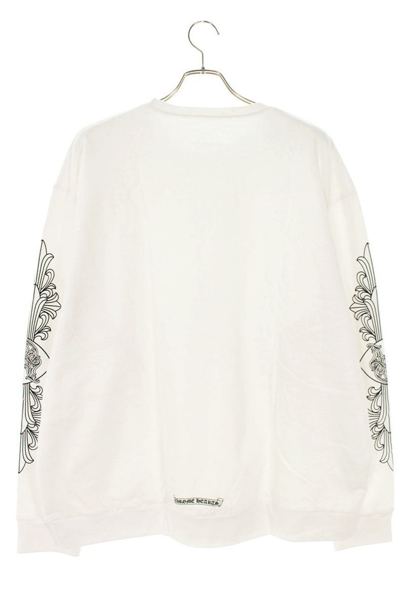 Chrome Hearts SWTSHRT PLVR Sweatshirt White Size XL