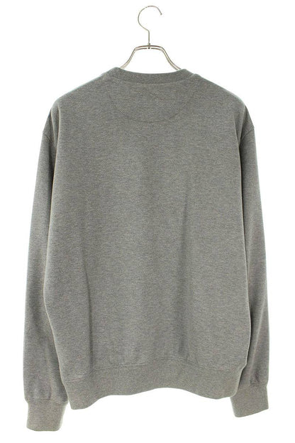 Prada Front Logo Print Sweatshirt Gray Size L