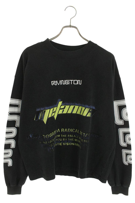 RRR-123 RADICAL PAPER GARDEN Print Sweatshirt Black Size M