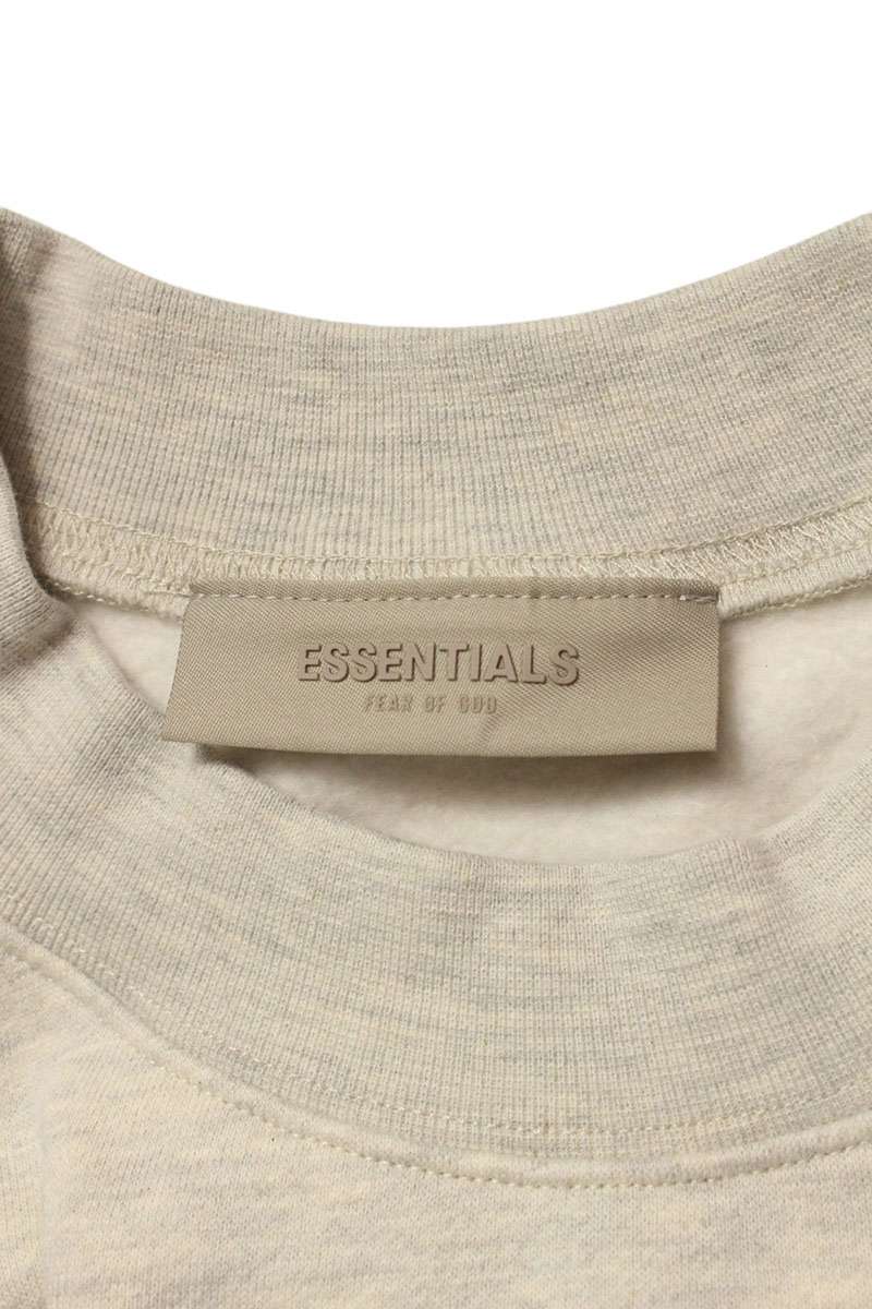 FOG ESSENTIALS Logo Crewneck Sweatshirt Gray Size XL