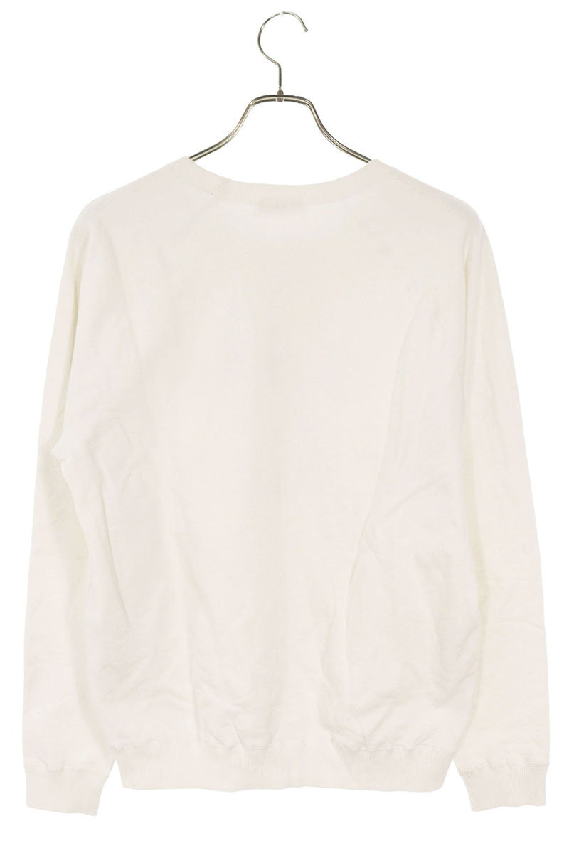 CELINE 25SS BLASON Loose Sweatshirt White Size XS